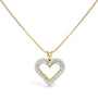 Diamond Heart Pendant Necklace in Sterling Silver, photo 8