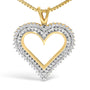 Diamond Heart Pendant Necklace in Sterling Silver, photo 20
