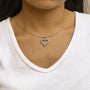 Diamond Heart Pendant Necklace in Sterling Silver, photo 32