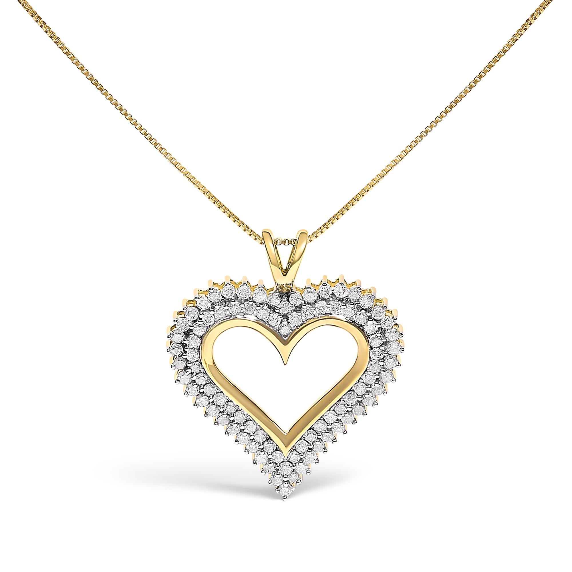 Diamond Heart Pendant Necklace in Sterling Silver, photo 5