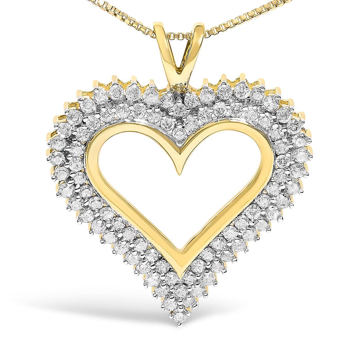 Diamond Heart Pendant Necklace in Sterling Silver, photo 17