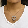 Diamond Heart Pendant Necklace in Sterling Silver, photo 25