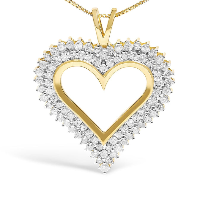 Diamond Heart Pendant Necklace in Sterling Silver, photo 14