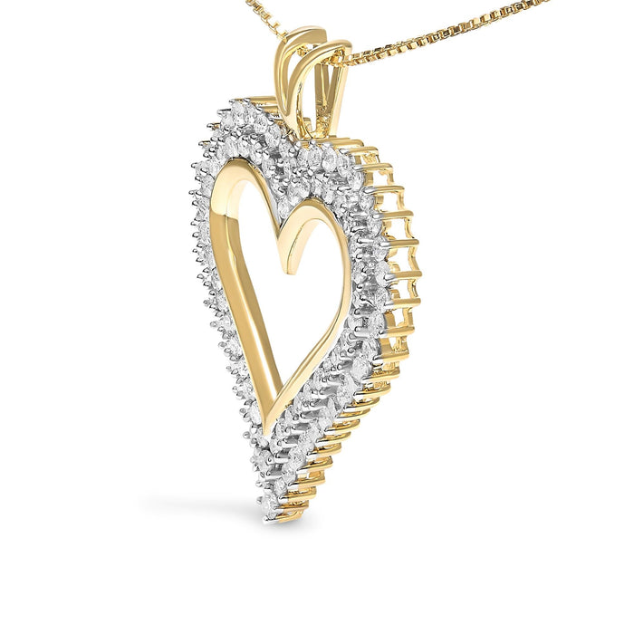Diamond Heart Pendant Necklace in Sterling Silver, photo 38