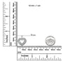 1 Ct. T.W. Baguette and Round Diamond Heart Pendant Necklace in Sterling Silver, photo 6