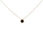 7 Ct. Treated Black Diamond Bezel-Set Round Solitaire Pendant Necklace in 14K Rose Gold, photo 3
