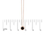 7 Ct. Treated Black Diamond Bezel-Set Round Solitaire Pendant Necklace in 14K Rose Gold, photo 15