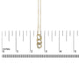 1/6 Ct. T.W. Diamond Interlocking Triple Asymmetric Circle Hoop Pendant Necklace in 14K Yellow Gold-Plated Sterling Silver, photo 5