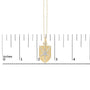1/2 Ct. T.W. Diamond Shield Star Medallion Pendant Necklace in 14K Yellow Gold-Plated Sterling Silver, photo 5