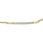 Diamond Accent Bar Lariat Bolo Bracelet in Gold Vermeil, photo 2