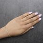Diamond Accent Bar Lariat Bolo Bracelet in Gold Vermeil, photo 3