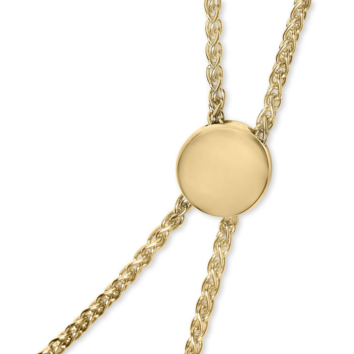 Diamond Accent Mom Lariat Bolo Bracelet in Gold Vermeil, photo 4