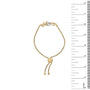 Diamond Accent Mom Lariat Bolo Bracelet in Gold Vermeil, photo 5