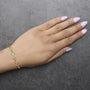 Diamond Accent Infinity Sign Lariat Bolo Bracelet in Gold Vermeil, photo 3