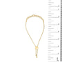 Diamond Accent Infinity Sign Lariat Bolo Bracelet in Gold Vermeil, photo 5