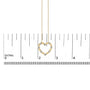 Diamond Accent Puffed Heart Pendant Necklace in Gold Vermeil, photo 5