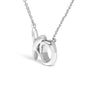 Diamond Accent XO Pendant Necklace in Sterling Silver, photo 4