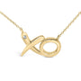 Diamond Accent XO Necklace in Gold Vermeil, photo 2