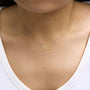 Diamond Accent XO Necklace in Gold Vermeil, photo 3