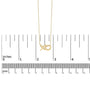 Diamond Accent XO Necklace in Gold Vermeil, photo 5