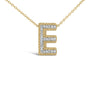 Diamond Accent A-Z Initial Bubble Pendant Necklace in Yellow Gold Vermeil, photo 34