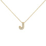 Diamond Accent A-Z Initial Bubble Pendant Necklace in Yellow Gold Vermeil, photo 3