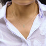 Diamond Accent A-Z Initial Bubble Pendant Necklace in Yellow Gold Vermeil, photo 54