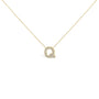 Diamond Accent A-Z Initial Bubble Pendant Necklace in Yellow Gold Vermeil, photo 25