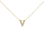 Diamond Accent A-Z Initial Bubble Pendant Necklace in Yellow Gold Vermeil, photo 20