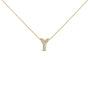 Diamond Accent A-Z Initial Bubble Pendant Necklace in Yellow Gold Vermeil, photo 17