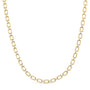 Collar de eslabones octagonales gruesos con diamantes de 1/4 ct. p.t. en vermeil de oro, foto 1