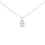 Diamond Accent A-Z Initial Pendant Necklace in Sterling Silver, photo 25