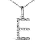 Diamond Accent A-Z Initial Pendant Necklace in Sterling Silver, photo 48