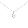 Diamond Accent A-Z Initial Pendant Necklace in Sterling Silver, photo 20