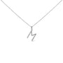 Diamond Accent A-Z Initial Pendant Necklace in Sterling Silver, photo 14