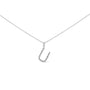 Diamond Accent A-Z Initial Pendant Necklace in Sterling Silver, photo 6