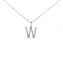 Diamond Accent A-Z Initial Pendant Necklace in Sterling Silver, photo 4