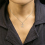 Diamond Accent A-Z Initial Pendant Necklace in Sterling Silver, photo 53