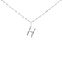 Diamond Accent A-Z Initial Pendant Necklace in Sterling Silver, photo 19