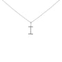 Diamond Accent A-Z Initial Pendant Necklace in Sterling Silver, photo 18