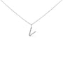 Diamond Accent A-Z Initial Pendant Necklace in Sterling Silver, photo 5