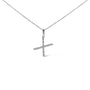 Diamond Accent A-Z Initial Pendant Necklace in Sterling Silver, photo 3