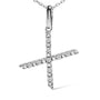 Diamond Accent A-Z Initial Pendant Necklace in Sterling Silver, photo 29