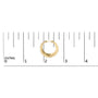 Diamond Accent Bold Hoop Earrings in Gold Vermeil, photo 5