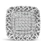Anillo de cóctel de nudo celta con diamantes de 1 ct. p.t. en plata de ley, foto 1