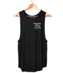 Puppies Wine & I'm Fine 2.0 Women's Sleeveless Tank in black
