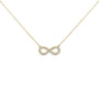 Diamond Accent Infinity Pendant Necklace in Gold Vermeil, photo 1