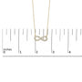 Diamond Accent Infinity Pendant Necklace in Gold Vermeil, photo 5
