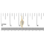 Diamond Accent Angel Wing Drop Earrings in Gold Vermeil, photo 5