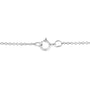 Collar con colgante de estrella de mar calada con detalle de diamante de garras en plata de ley, foto 5